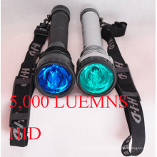 5000lumens HID фонарик с 3 режимами